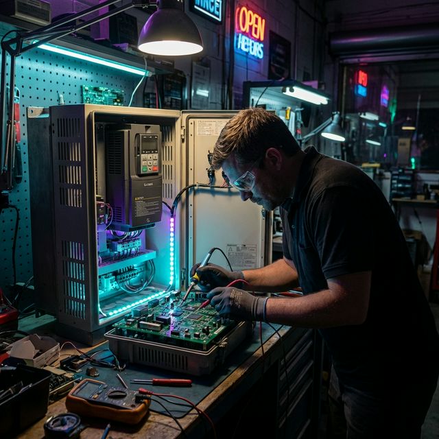 Reparación Profesional de Variadores de Frecuencia (VFD) y Equipos de Potencia